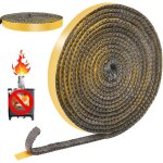 4m joint insert chemine autocollant, joints fibre de verre, joint de porte pour poele a bois, chemine, ...