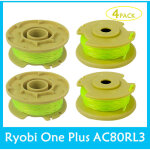 4pcs bobine de fil debroussailleuse bobine rechange en nylon pour d�broussailleuse string trimmer ryobi ...