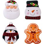 4pcs boîte à biscuits bonhomme en pain d'épice, boîte à bonbons du père noël, boîte en fer blanc bonhomme ... 4pcs boîte à biscuits bonhomme en pain d'épice, boîte à bonbons du père noël, boîte en fer blanc bonhomme ...
