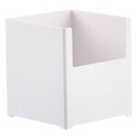 4pcs bo�tes de rangement en plastique panier de rangement blanc bac plastique rangement placard cuisine ...