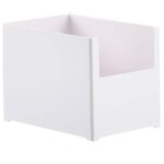 4pcs bo�tes de rangement en plastique panier de rangement blanc bac plastique rangement placard cuisine ...