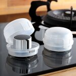 4pcs couvercle de s�curit� pour bouton de four, couvercles de protection pour bouton de cuisini�re