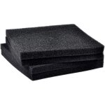 4pcs filtre pour aquarium, mousse filtrante biochimique pour filtre aquarium � poisson noir 1 pcs (50 ...
