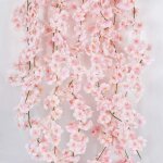 4pcs guirlandes de fleurs de cerisier artificielles 180cm cerisier artificielles suspendre pour mariage ...