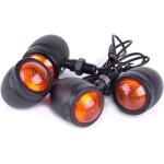 4pcs indicateurs de moto clignotants lumi�res 12v imperm�able universel pour moto scooter quad cruiser ...