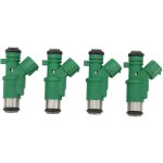 4pcs injecteur de carburant de qualit� oem pi�ces automobiles vertes 1984g0 remplacement pour citroen ...