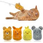 4pc jouets à chat - jouets interactifs mignons en peluche pour chat, mou oreiller pour chat 4pc jouets à chat - jouets interactifs mignons en peluche pour chat, mou oreiller pour chat