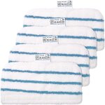 4pcs lingettes pour black et decker balais vapeur, accessoire pour black et decker fsm1630, fsm1616, ...