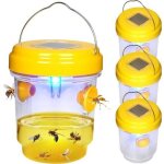 4pc pi�ge � gu�pes insectes, piege frelon asiatique, attrape - gu�pes amovible et r�utilisable, pi�ge ...