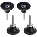 4pcs plateaux de polissage 50mm disc pad support de disque abrasif de pon�age mandrin polissage avec ...