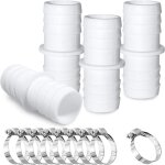 4pcs raccord de tuyau avec colliers de serrage, 38 mm vers 38 mm adaptateur raccord piscine, adaptateur ...