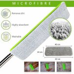 4pcs recharges de t�te de vadrouille, t�tes de rechange pour balai serpill�re de mop remplacement en ...