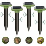 4pcs rpulsifs anti - taupes, rpulsif taupe solaire, rpulsif serpent ultrason , ultrasons borne pour ...