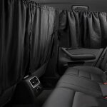 4pcs rideau de voiture, rideau de s�paration de voyage, s�parateur int�rieur de voiture, multifonctionnel ...