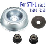 4pcs / set de fixation lame en m�tal rechange de haute qualit� kit pour stihl tondeuse � gazon d�broussailleus ...