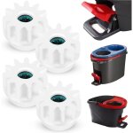 4pcs spin mop rechange pour balai franges, seau rotation roulement embrayage pignons rechange compatibles ...