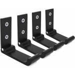 4pcs support mural pliable en aluminium pour vtements, cintre multifonctionnel pliable avec coins arrondis ...