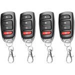 4pcs telecommande universelle portail 433 mhz, duplicateur porte de garage telecommande, telecommande ...