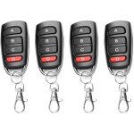 4pcs telecommande universelle portail 433 mhz, duplicateur porte de garage telecommande, telecommande ...