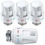 4pc t�te thermostatique, 4 pi�ces thermostat, t�te de rechange de valve de radiateur standard m30 x 1, ...