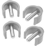 4pices pince de dambulateur clip de clips de support de poteau sangles de canne pour bquilles standards ...