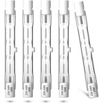 4x eco ampoule halogene r7s 78mm 80w 230v lampe halog�ne blanc chaud 2800k dimmable ampoule