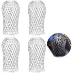4x filtres de gouttire en aluminium 7. 5x16 cm, crapaudines pour gouttire, grille protection gouttire, ...