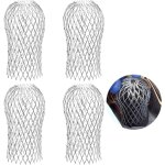 4x filtres de gouttire en aluminium 7. 5x16 cm, crapaudines pour gouttire, grille protection gouttire, ...