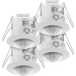4x infrarouge d�tecteur de mouvement encastr� montage au plafond int�rieur contr�le des feux zone de ...