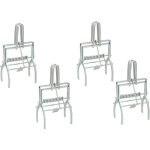 4x pi�ges pour taupes et campagnols ? r�sistants, en m�tal galvanis�, � ressort et � ciseaux, r�utilisables, ...