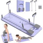 5 en 1 planche pilates, ensemble pilates reformer, planche pilates reformer pliable multi - usages pour ...