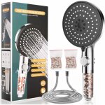 5 en 1 pommeau de douche  filtre portatif  conomie d'eau, 5 modes de jet, haute pression (avec tuyau ...