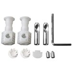 A (5. 52. 21. 2cm) kit de fixation pour toilettes suspendues au mur, vis de fixation, boulons de fixation ...