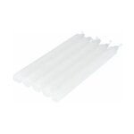 Lot de 5 bougies chandelier 'essentiel ii' 19cm blanc