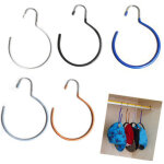 5 cintres m�talliques robustes pour ceintures, �tendoir � linge multifonctionnel en tissu mesh pli� pour ...