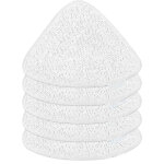 5 pcs recharge balai vapeur, housse de lingette compatible avec le nettoyeur vapeur steam et le nettoyeur ...