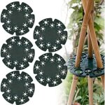 5 pcs sweet pea support 12 trous wigwam grip holder bambou canne grip plastique wigwam cane grips pour ...