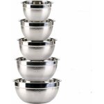5 pi�ces bol � m�langer en acier inoxydable, saladier inox, bol inox, la taille(1. 4l, 1. 9l, 2. 4l, ...