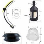 5 pièces durite essence debroussailleuse pieces detachees filtre essence pour tondeuse taille haie taille ... 5 pièces durite essence debroussailleuse pieces detachees filtre essence pour tondeuse taille haie taille ...