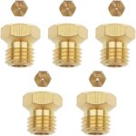 5 pi�ces gicleur gaz butane universels, injecteur de gaz gicleur bouteille kit de conversion, gpl bouteille ...