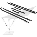 5 pi�ces harnais de s�curit� pour parasol, sangles r�glables pour parasol, fixation anti - vent r�sistante ...