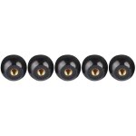 5 pi�ces noir bak�lite boule levier bouton cuivre insert m12 40 remplacement de machine - outil