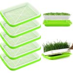 5 pi�ces plateau de germination des graines germoir pour graines � germer 35 x 24 cm plaque semis r�utilisable ...