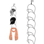 5 pi�ces porte casquette, organisateur de support pour casquette de baseball, porte chapeaux mural pour ...