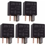 5 pi�ces relais 12v 30a 5 broches, spdt multi - purpose relay heavy duty relais standard 5 pin 12vdc, ...