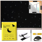 5 - piece set blackout shades / blinds for windows, 79  x 57 portable blackout curtains / window cover ...