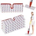 5 pices pour vileda spray balai recharge microfibres kit, 2 en 1 rutilisable pour vileda 1 - 2 spray ...