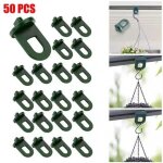 50 clips de serre - clips de serre - petits clips de serre en plastique noir pour une installation facile ...