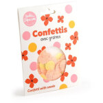 50 confettis avec graines de fleurs