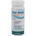 50 paquets de bandelettes de test d'eau de piscine 6 en 1 pour le chlore, le ph, l'alcalinit�, la duret�, ...